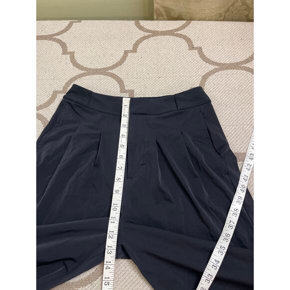 Nike Bliss Dri-FIT Trousers pleated side pockets wide leg black pant,size small - Picture 3 of 16